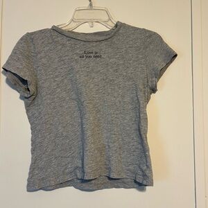 ✨Madewell “Love is all you need” Baby Tee✨